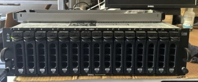 DELL POWERVAULT AMP01 MD1000 15 DRIVE'S INCLUDED 2TB Each  With RAID Card - Image 1 of 3