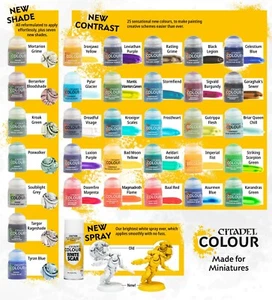 Citadel Warhammer Colour Contrast Paints 18 ml - All 59 Paints available!