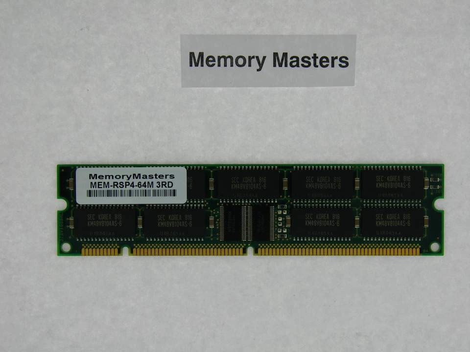 MEM-RSP4-64M 64MB  DRAM Memory for Cisco 7500 RSP Routers - Image 1 of 1