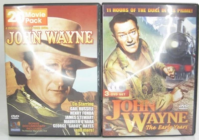 Mill Creek Entertainment John Wayne DVD Lot 20 Movie Pack & The Early Years - Image 1 of 4