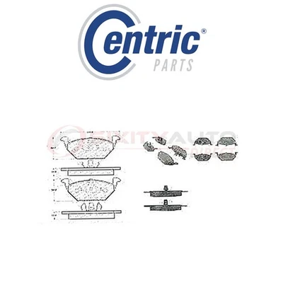 Centric Disc Brake Pads for 1998-1999 Volkswagen Beetle 1.8L 1.9L 2.0L L4 - lj Foto 1 de 4
