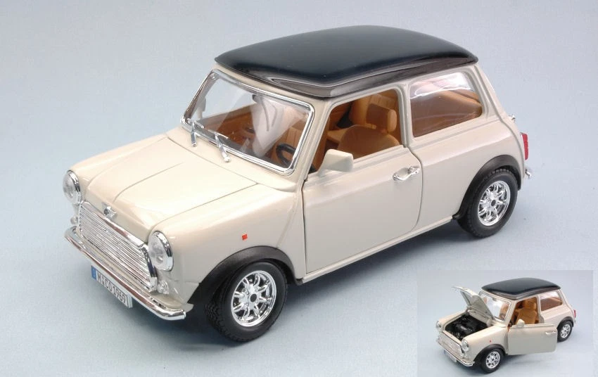 Modellino auto scala 1:18 Burago MINI COOPER 1969 modellismo statico collezione - Immagine 1 di 1