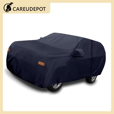 Cubierta de coche SUV para Chevrolet Tahoe 4 puertas 07-24 protección solar 190T PU azul marino Foto 1 de 4