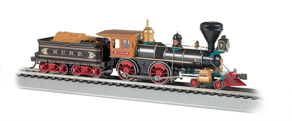 Bachmann 52706 HO NCRR The York 4-4-0 American Steam Loco with DCC Sound Value - Image 1 of 1