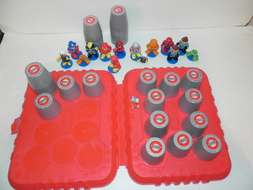 Marvel 2005 SPIDER-MAN & FRIENDS Super Hero Memory Match-Up Game - Plus Spares! - Image 1 of 4