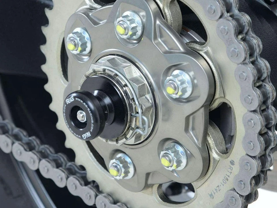 REAR WHEEL PIN SLIDERS R&G FOR TRIUMPH SPEED TRIPLE 2011-2015 — 第 1/1 张图片