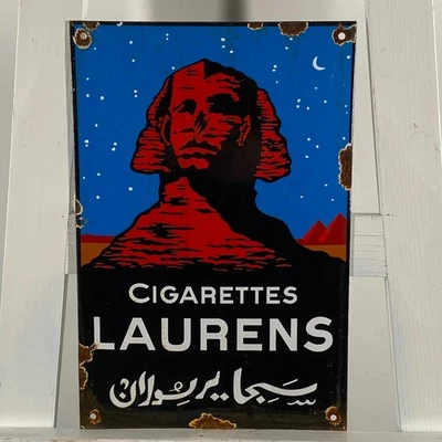 Laurens Enamel Sign - 30x20cm (11.8x7.9") - Retro Small Vintage Cigarettes Decor - Image 1 of 4