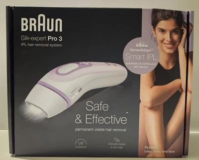 Braun Silk-Expert Pro 3 IPL Haarentfernungssystem, Lila/Weiß - Bild 1 von 4