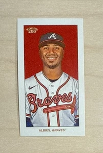 OZZIE ALBIES - 2022 Topps 206 [Base] - Wave 3 - #6 - ATLANTA BRAVES - Picture 1 of 2