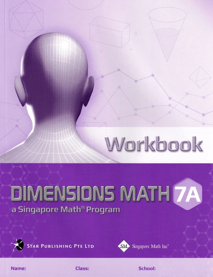 Dimensions Math Workbook 7A - Image 1 of 1