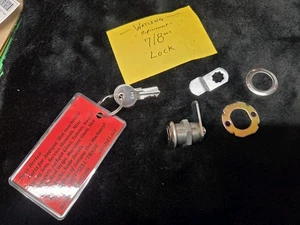 REPRODUCCIÓN/REPUESTO 7/8" CERRADURA PUERTA TRASERA PARA ANTIGUA MÁQUINA TRAGAMONEDAS DE VIGILANCIA  - Imagen 1 de 4