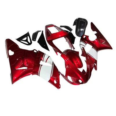 ABS Fairings Kit for Yamaha 1998 1999 YZF1000 YZF R1 Red White Plastic Bodywork Foto 1 de 4