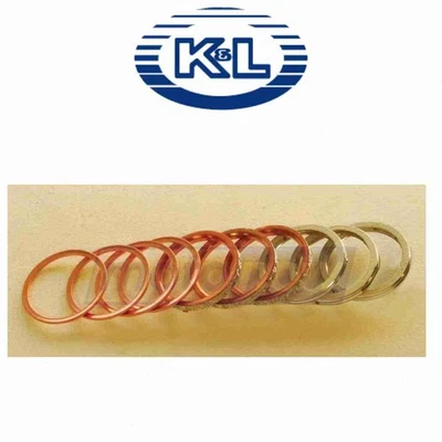 K&L Supply Exhaust Pipe Gaskets for 2000-2003 Kawasaki KL250 Super Sherpa - lh - Imagem 1 de 4