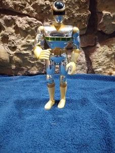 Bandai 1998 Power Rangers in Space Lost Galaxy 8" Talking Silver Figure Untested - Picture 1 of 4