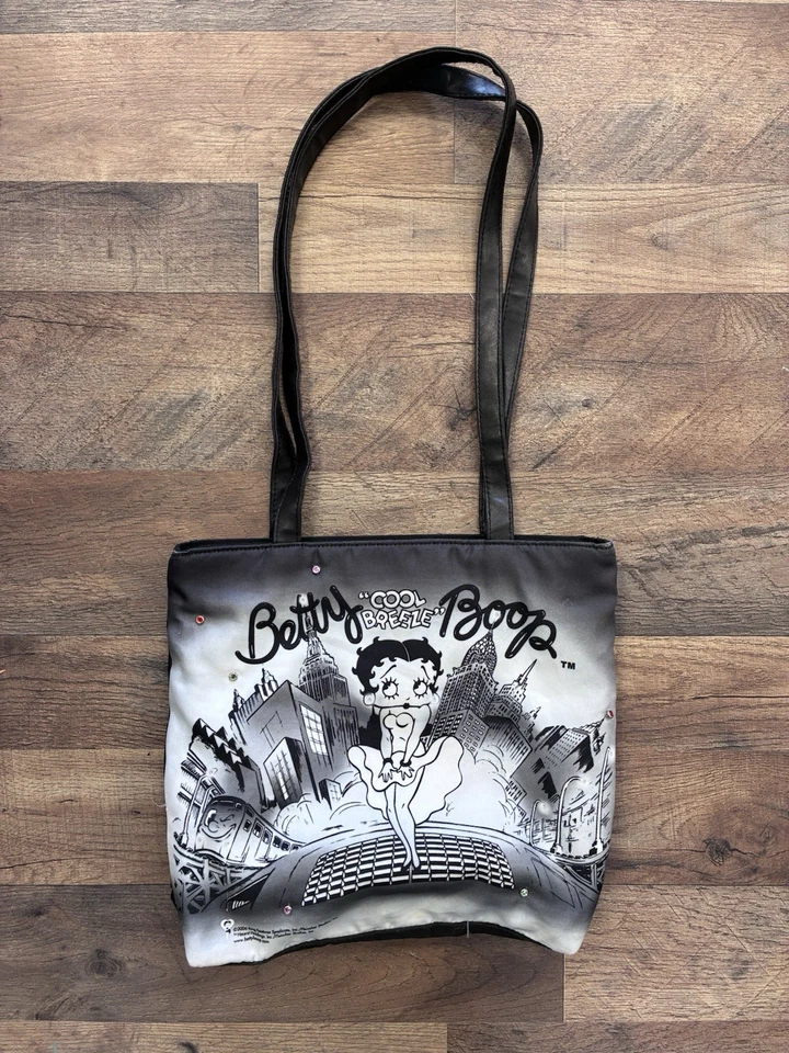 Bolso Bandolera de Hombro Betty Boop De Colección Cartera Y2K Retro Grunge Raro Años 90 00 Foto 1 de 4