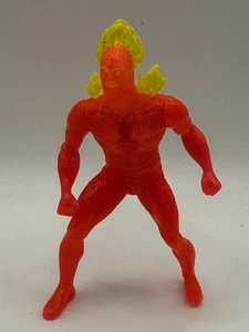 Vintage Human Torch Fantastic 4 1996 Action Figure #8 Marvel McDonalds - Picture 1 of 2