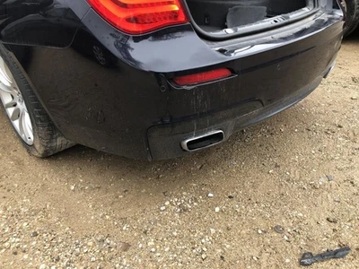 2010-2012 BMW 750i Rear Bumper 416 Black w/ Park Assist M Aero Pkg        925115 Foto 1 de 4