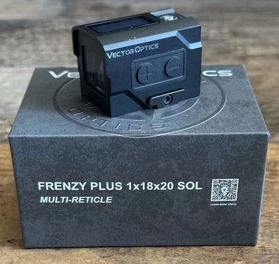 Vector Optics Frenzy Plus 1x18x20 Punto Rojo Cerrado Vista Reflex SCRD-SM63 Solar Foto 1 de 4