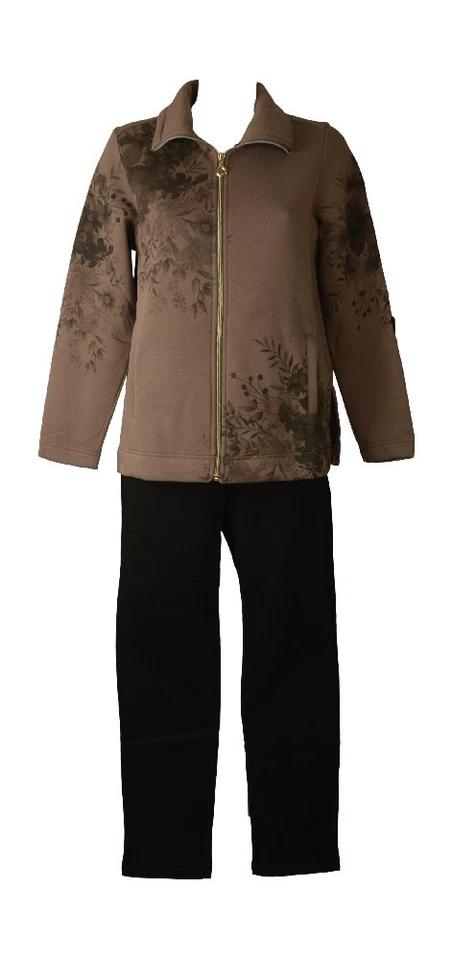 Tuta donna DYNAMIC F.LLI CAMPAGNOLO invernale felpata giacca aperta davanti con