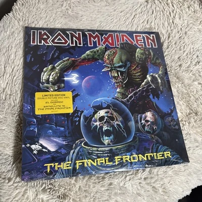 IRON MAIDEN THE FINAL FRONTIER LIMITED EDITION DOUBLE PICTURE DISC VINYL SEALED! - Image 1 of 2