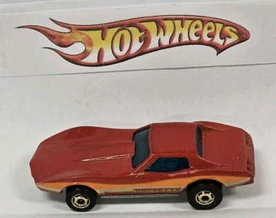 HOT WHEELS 1982 CORVETTE STINGRAY ЛИТАЯ МЕТАЛЛИЧЕСКАЯ СЕРИЯ MATTEL 9241-0210 - Изображение 1 из 4