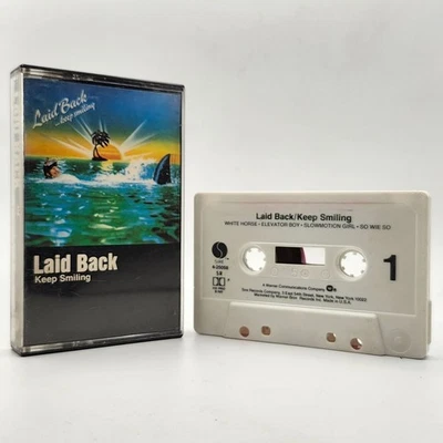 Laid Back Keep Smiling Cassette 1984 Sire Records 9 4-25058 - Image 1 of 4