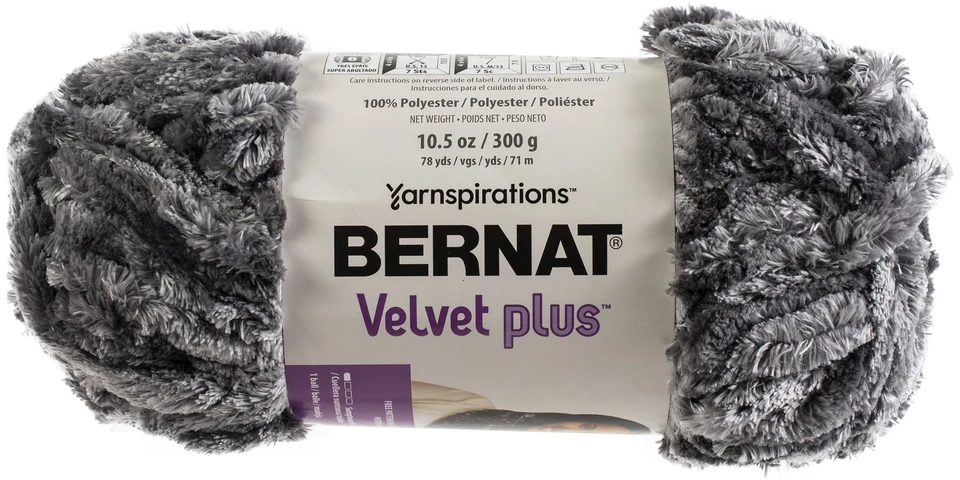 Bernat Velvet Plus Yarn-Vapor Gray - Image 1 of 1