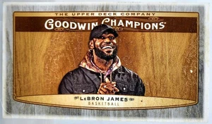 📈 LeBRON JAMES BLACK WOOD /8📈 2019-20 UD GOODWIN CHAMPIONS MINI LUMBERJACK 100 - Bild 1 von 2