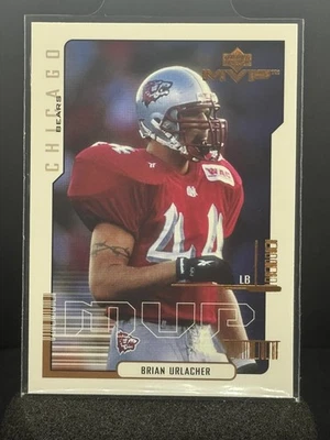 Brian Urlacher Rookie 2000 Upper Deck MVP #192 RC Chicago Bears 2 - Image 1 of 2