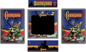 Castlevania Nintendo Vs Arcade Side Art Full Set 5pc Artwork CPO Exclusive Kit