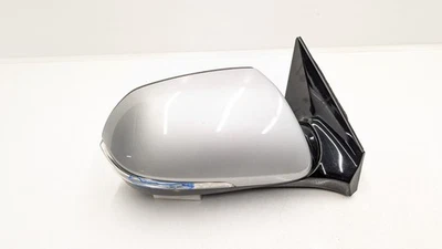 HYUNDAI SANTA FE MK3 WING MIRROR POWER FOLDING RIGHT SIDE IN SILVER 2014 DAMAGED - Image 1 of 4