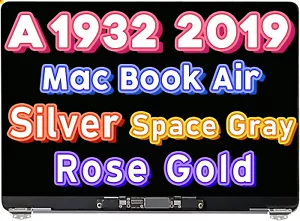 Pantalla LCD para MacBook Air 13" Retina A1932 2019 MVFK2LL/A, MVFL2LL/A EMC 3184 - Imagen 1 de 9