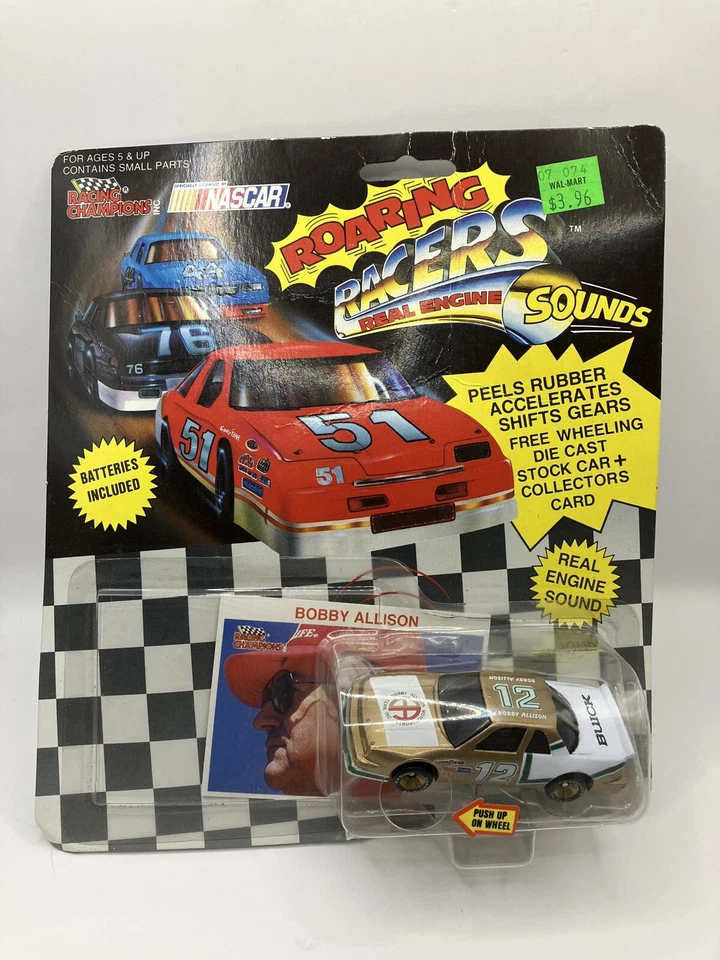 Bobby Allison #12 Roaring Racers NASCAR 1:64 Die Cast 1995 Racing Champions Foto 1 de 1