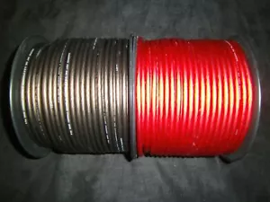 CAVO ALTOPARLANTE 8 CALIBRI 10 PIEDI ROSSO NERO SUPERFLEX CAVO FLESSIBILE AWG MONSTER SUBS - Foto 1 di 4