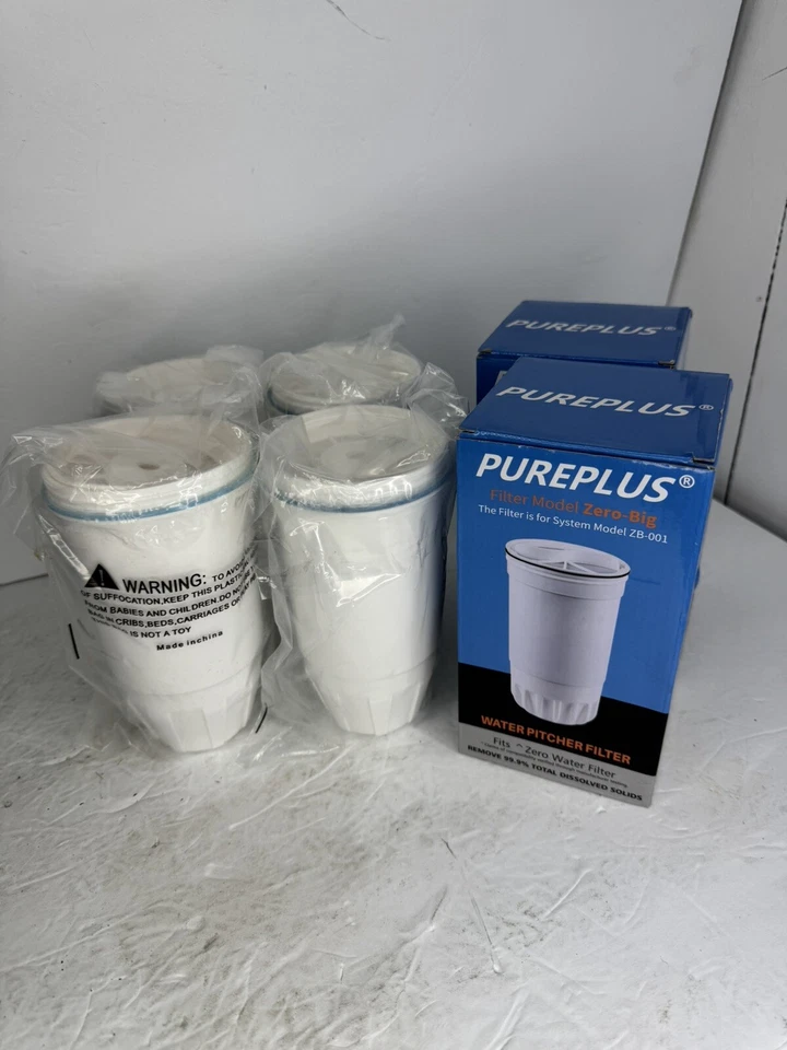 6 Lot Zero Water Zero Big Water Pitcher  Replacement Water Filters SEALED  SAVE! - Image 1 of 4