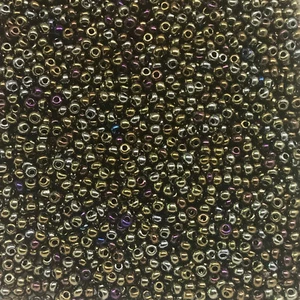 14/0 Brown Metallic Iris Czech Glass 16 gms Seed Beads Warehouse Clearance Item  - Picture 1 of 2