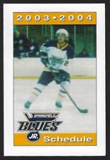2003-04 Springfield Jr. Blues NAHL Hockey Schedule !!! Realityillinois.com