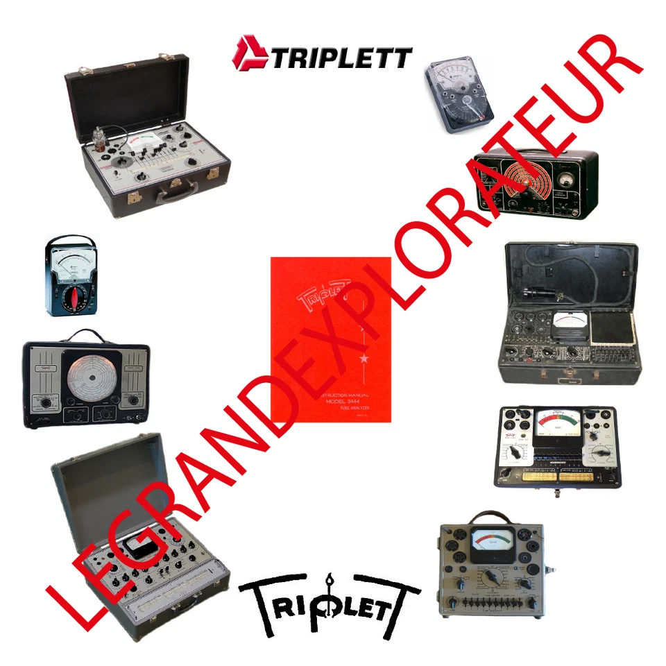 Ultimate Triplett Instruments Operation Repair Service manual     190 PDF on DVD - Image 1 of 1