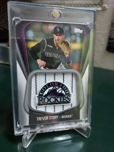 Tarjeta #1/1 2020 Topps Baseball Series 1 Trevor Story Colorado Rockies SP Team Logo - Imagen 1 de 5
