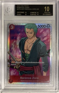 BLACK LABEL BGS 10 Roronoa Zoro SR OP01-025 - Romance Dawn - pezzo unico TCG - Foto 1 di 2