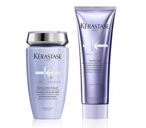 Kerastase Blond Absolu Bain Ultra-Violet & Cicaflash Conditioner 8.5 oz ea New - Picture 1 of 1