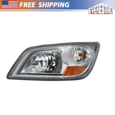 Halogen Driver Side Headlight Assembly Fit For Hino 2006-2019 Silver Grey LH Foto 1 de 4