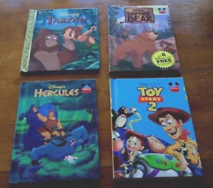 GEMISCHTES WALT DISNEY BUCH SET Spielzeuggeschichte, Herkules, Tarzan, Bruder Bär NEU - Bild 1 von 3