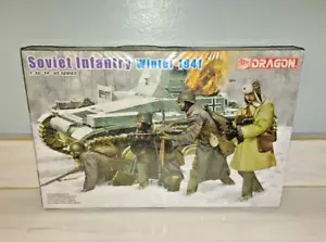 2013 Soviet Infantry Winter 1941 Model Kit #6744 by Dragon 1:35 - NIB - Picture 1 of 8