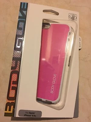 Funda Original iPhone 6/6s Fusion Silk De Body Glove, Rosa Y Blanco, Doble Capa Foto 1 de 4