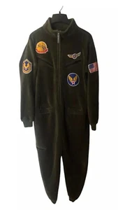 Funziez Militar Aerotransportado Combate Piloto Aviador Una Pieza Disfraz Mono Talla M - Imagen 1 de 8