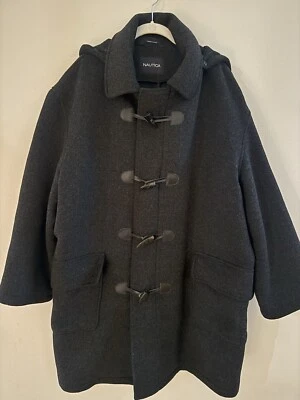 Chaqueta Nautica Lana Desmontable Capucha Cremallera Palanca Hombres Grande 42 Nueva Sin Etiquetas Foto 1 de 4