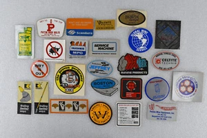 Lot of 25 Vintage Coal Mine Related Advertising Stickers Decals 1980s 1990s - Picture 1 of 9