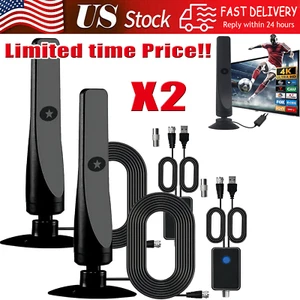 New 4K Rewave Antena, TV Antenna, Suction Cup TV Antenna Plug Play 3m Cable 2024 - Picture 1 of 9