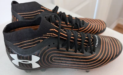 Botín de fútbol Under Armour Magnetico para hombre negro/naranja nuevo sin caja Foto 1 de 3